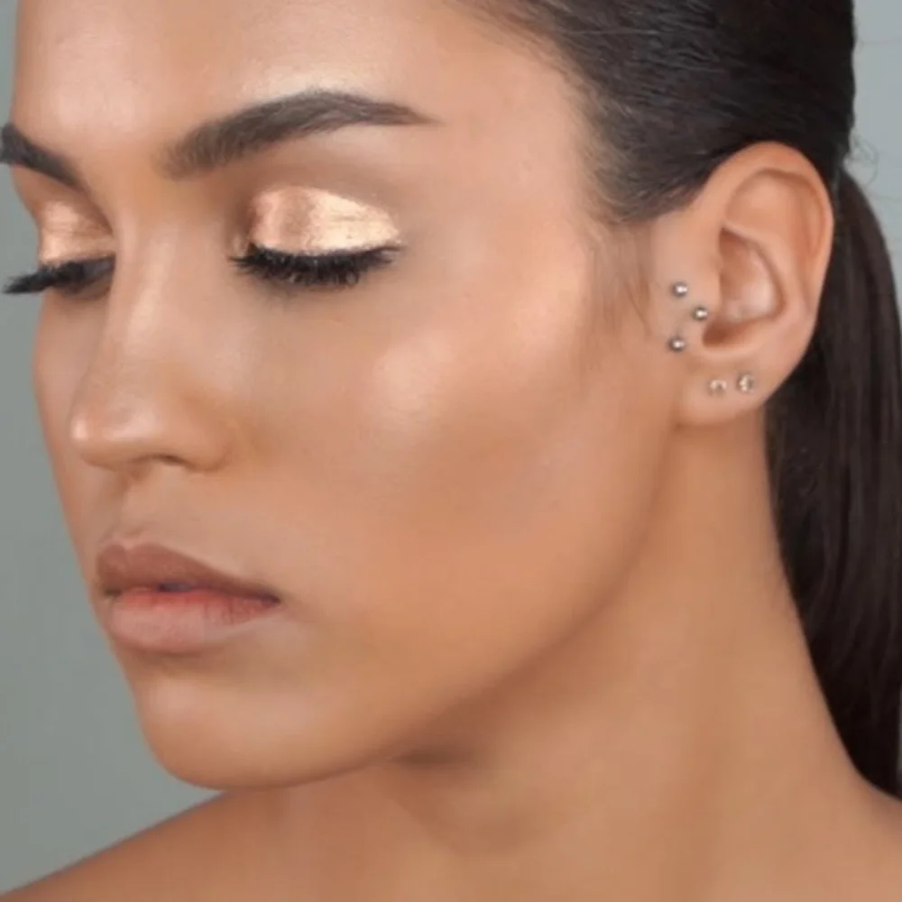Natasha Denona Chroma Crysta Moonstone LIQUID Eyeshadow (Pink Champagne)